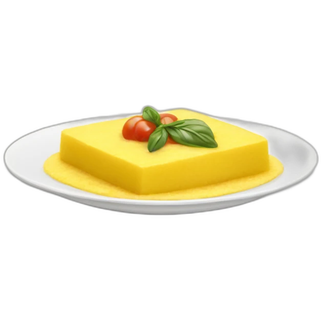 italian food called polenta emoji