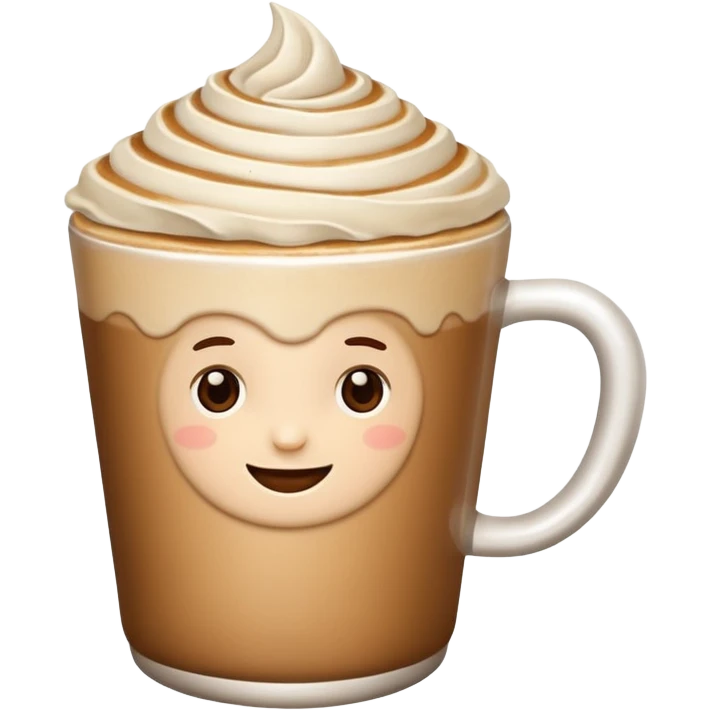 A beautiful coffee latte  emoji