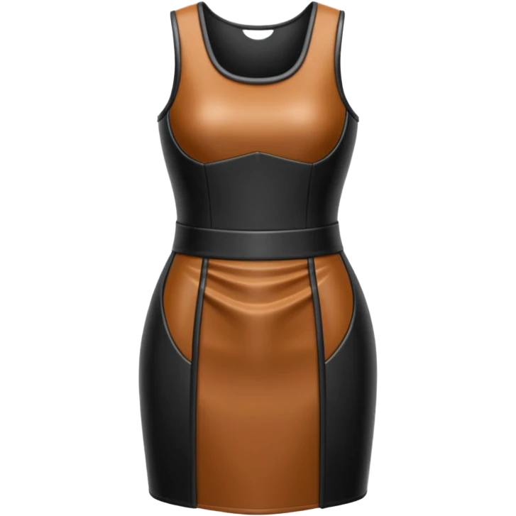 leather dress emoji