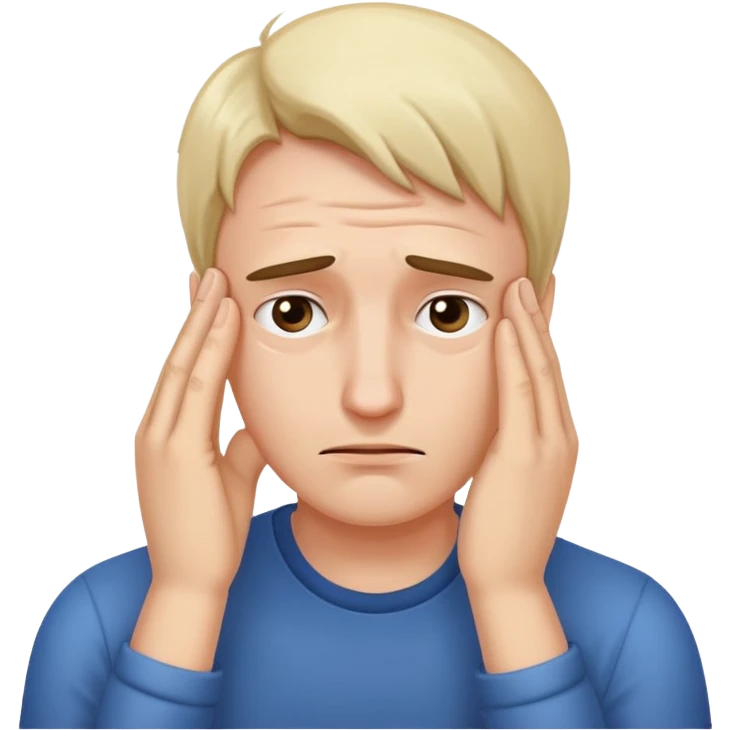 Facepalm but with two hands  emoji