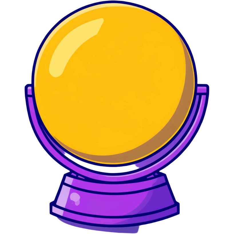 purple crystal ball emoji