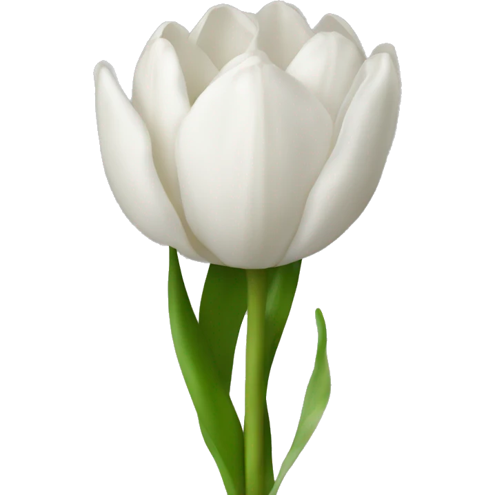 White tulps emoji