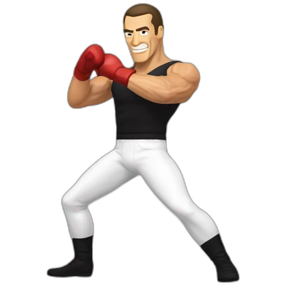 Jean Claude Van Damme split kick emoji