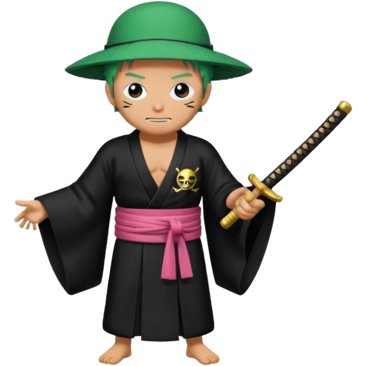 one piece zoro in land of wano emoji
