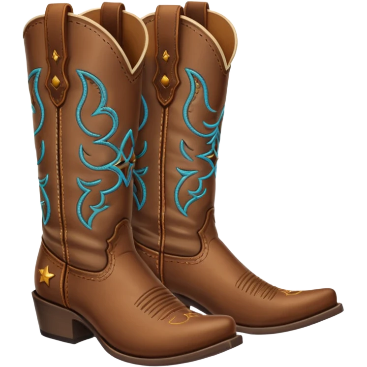 Cowboy boots emoji