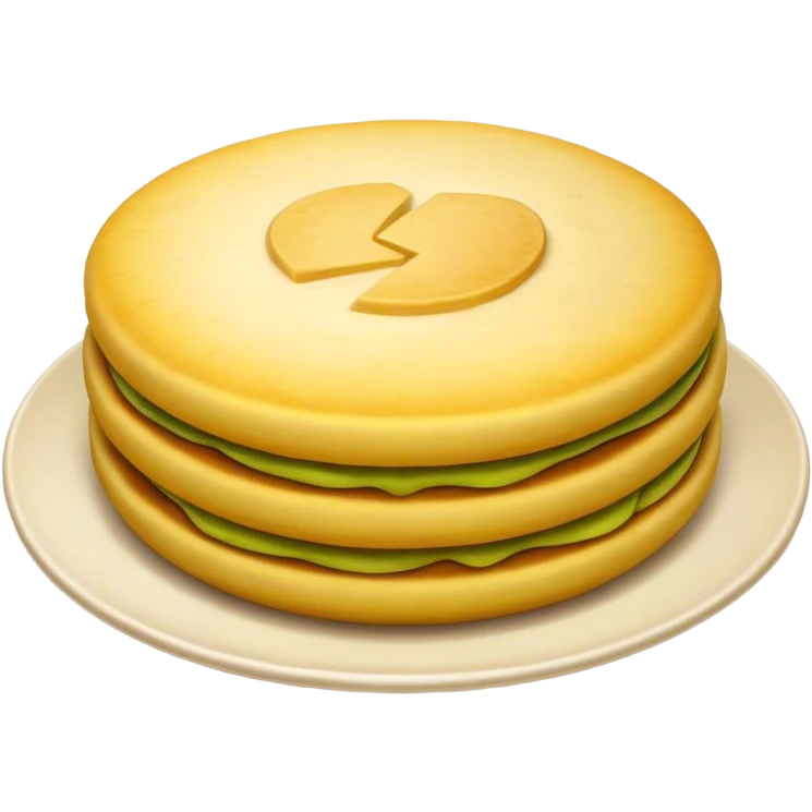 Cinematic Realistic Arepas Dish Emoji, depicted as golden cornmeal cakes filled with savory ingredients rendered with lifelike textures and warm, inviting lighting. emoji