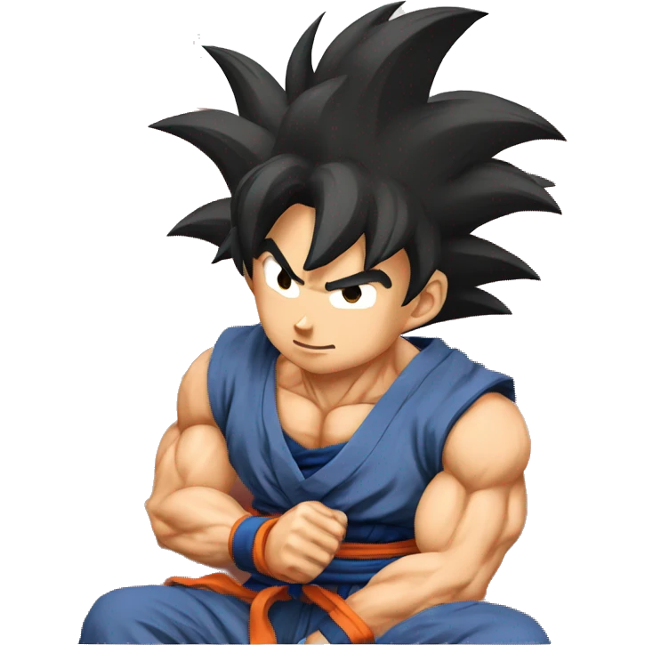 Goku sur un paresseux  emoji