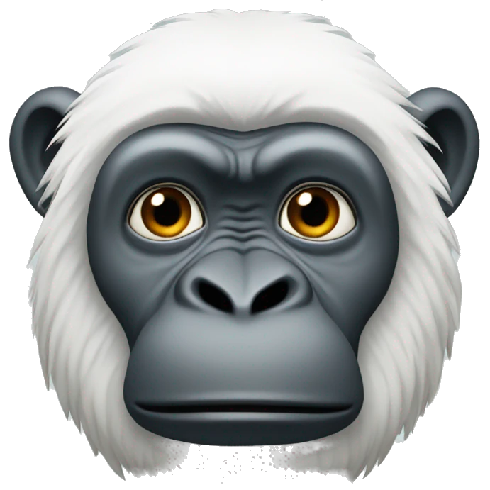 White gorrila emoji