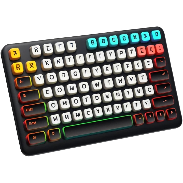 RGB keyboard emoji
