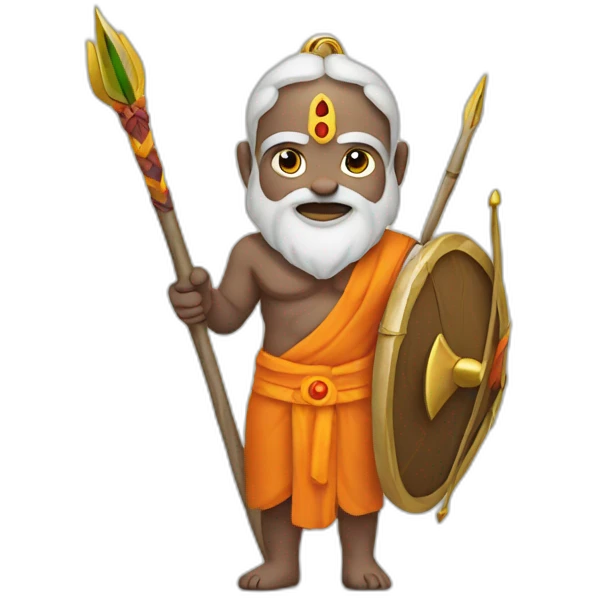 Shree Ram holding arrow emoji