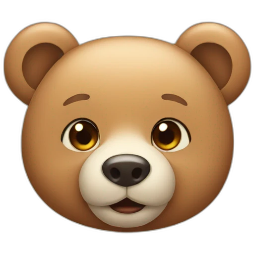 cute bear emoji