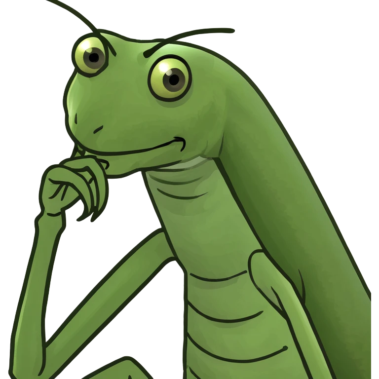 Praying mantis  emoji