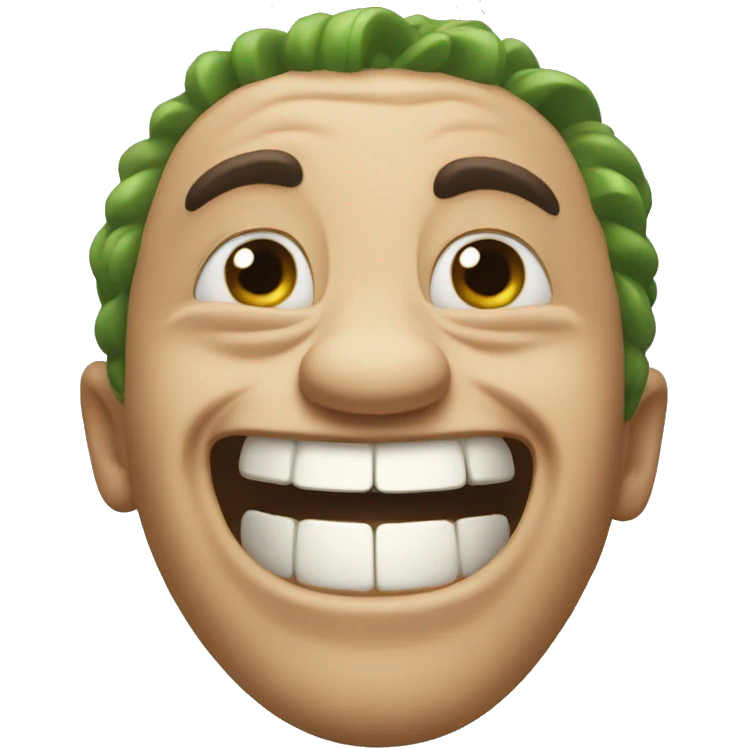 Shrekl laughing  emoji