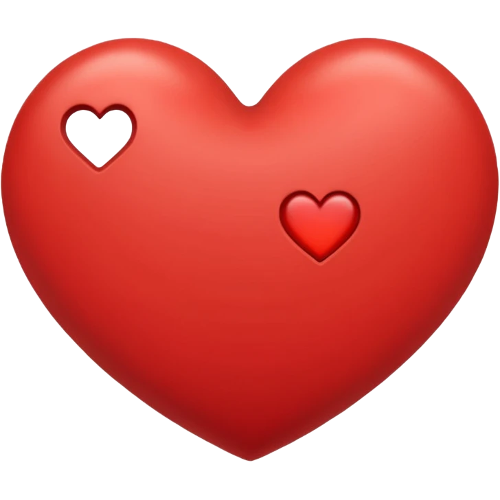 Heart with a butt crack emoji