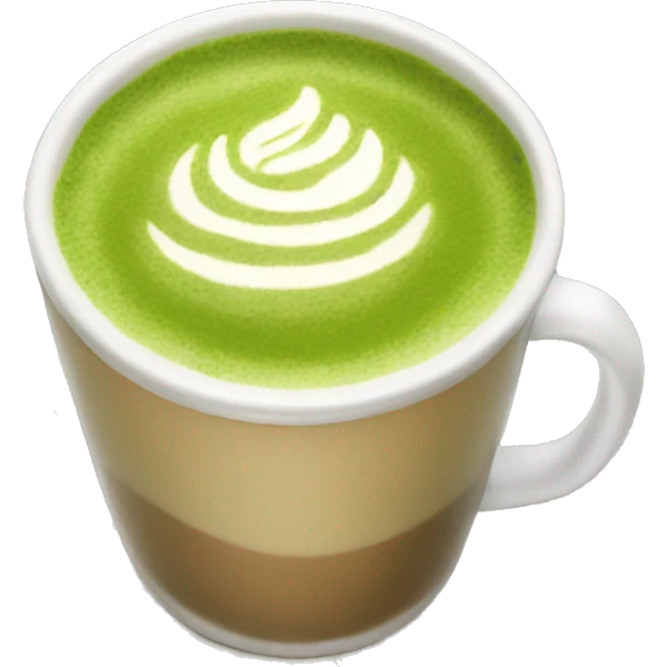 Matcha latte emoji