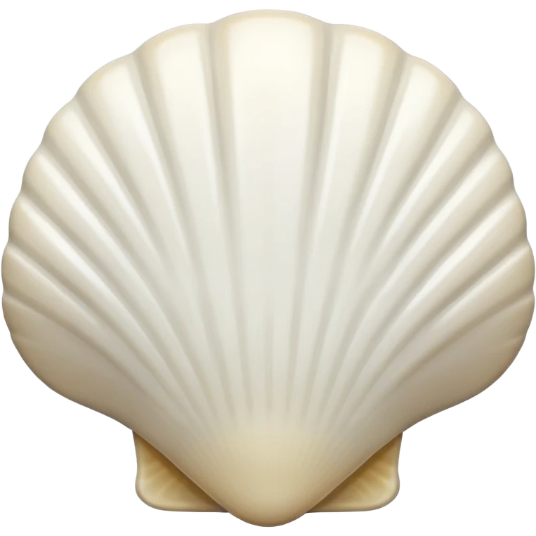 Shell WHITE JUST WHITE NO BEIGE OR ORANGE ONLY WHITE emoji