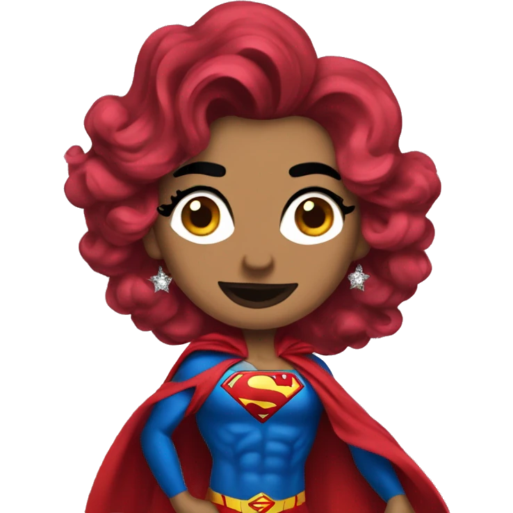 drag queen superman  emoji