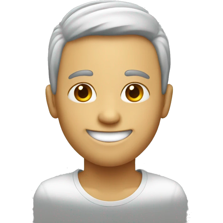 Humain with smile emoji