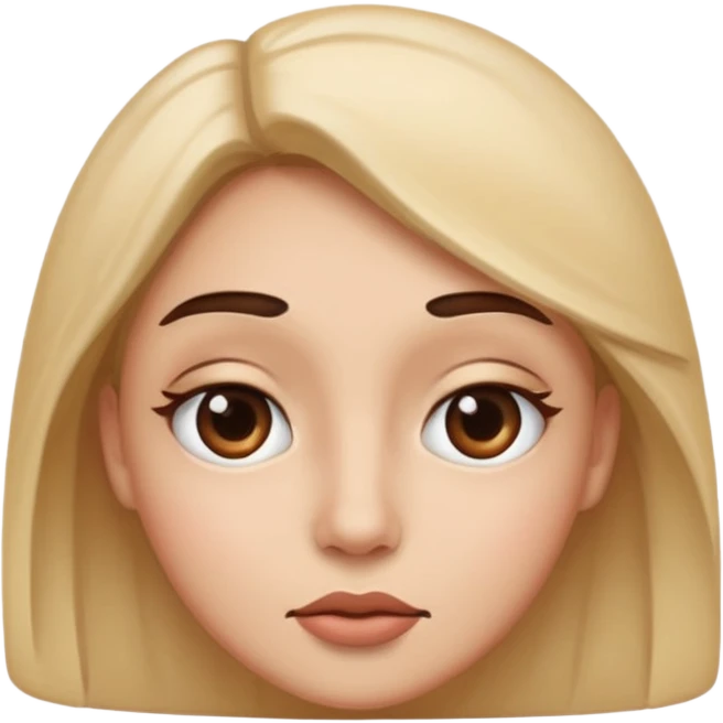 face doing side eye  emoji