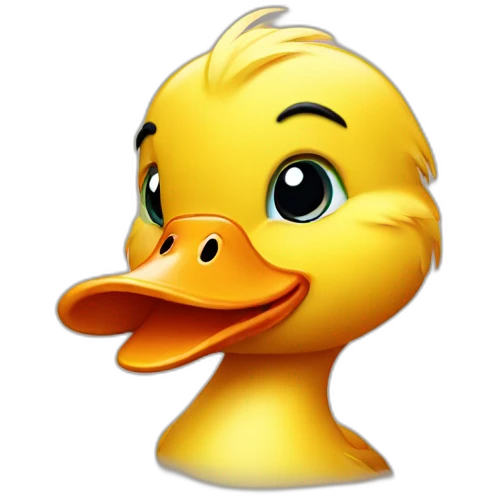 cute duck head emoji