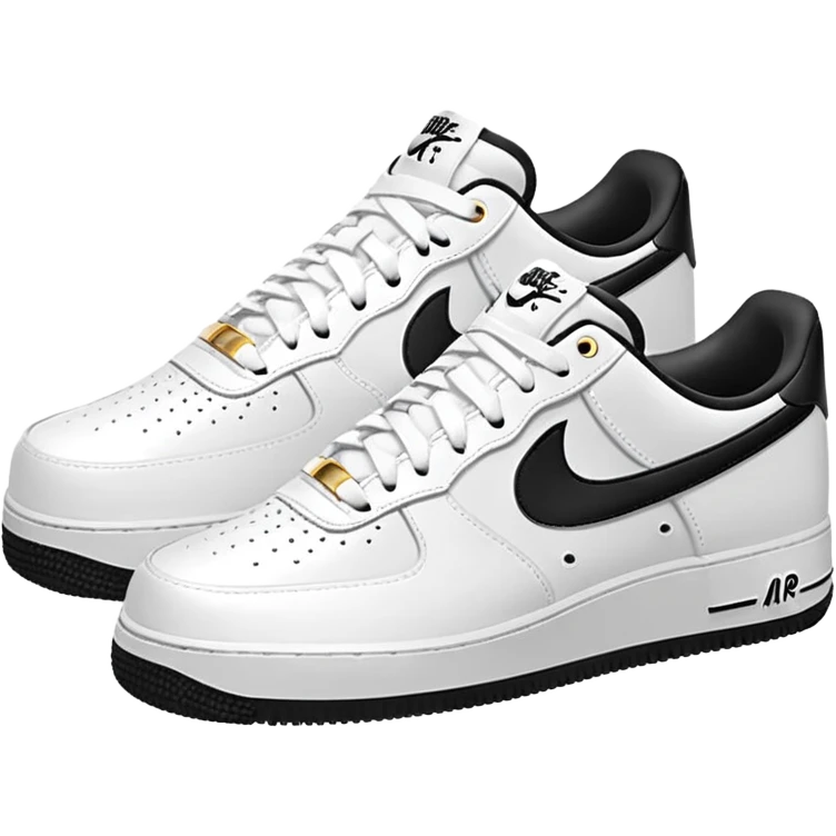 Nike air force 1 White shoes emoji