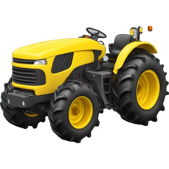 suspension spring yellow tractor emoji