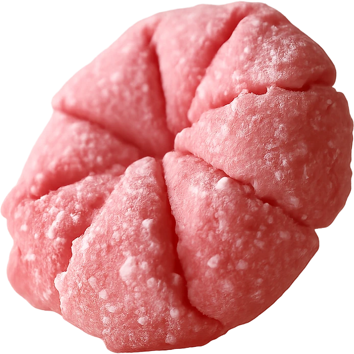Remove the background, keep the pink licorice on a transparent background. emoji