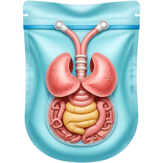 an ostomy bag for a artificial intestine emoji