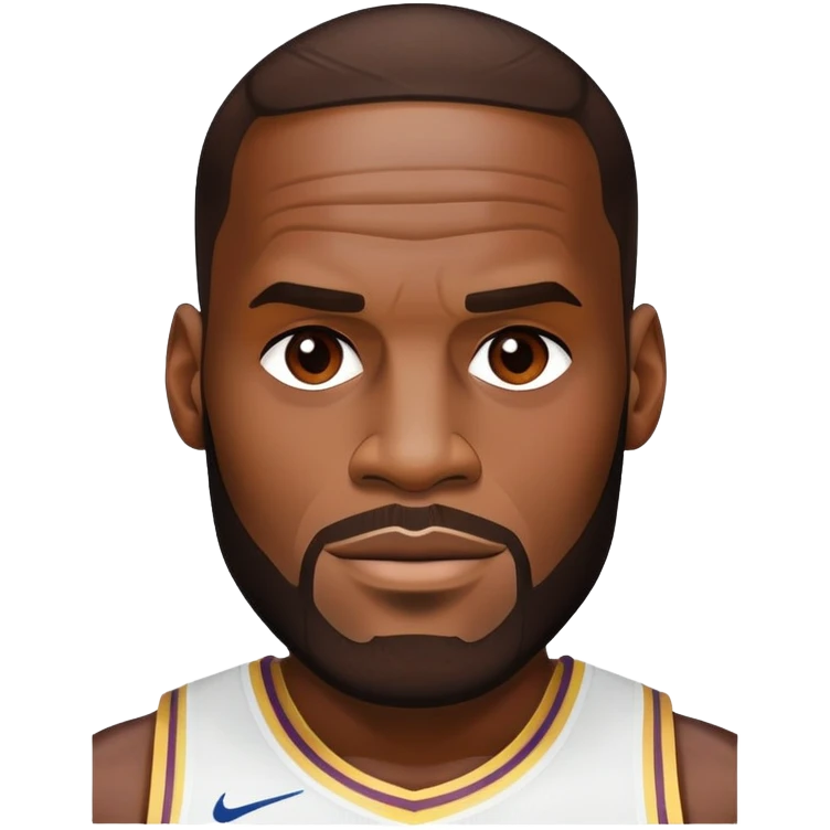 James LeBron face emoji