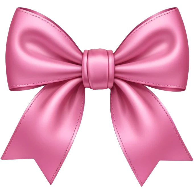 pink satin bow emoji