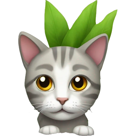 Cat est plants  emoji