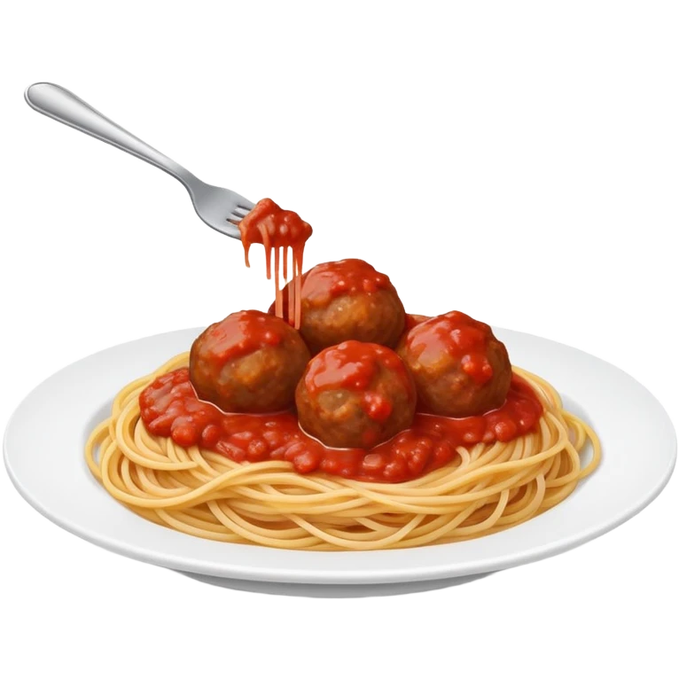 spaghetti with meatballs emoji