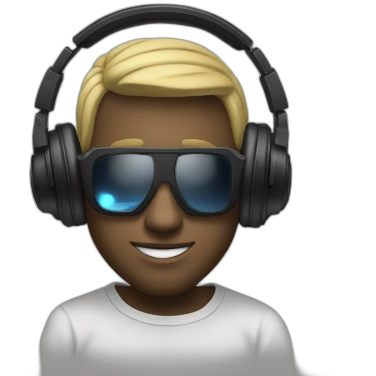 Dj pulgar like emoji