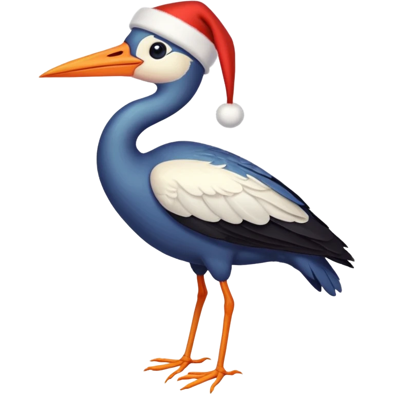cigogne étoilé de noel emoji