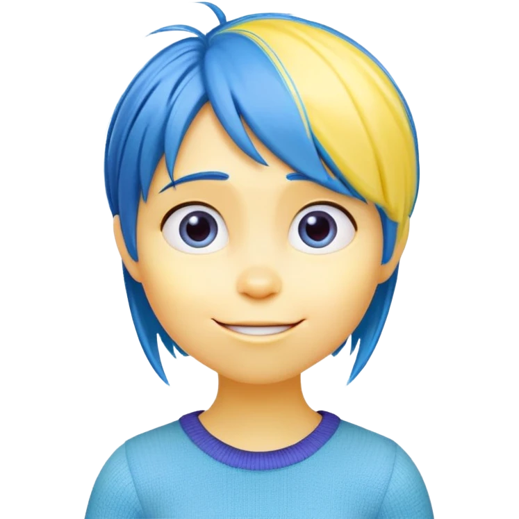 Joy character from Inside Out movie emoji