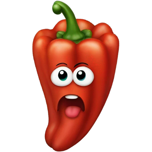 Red bell pepper  emoji