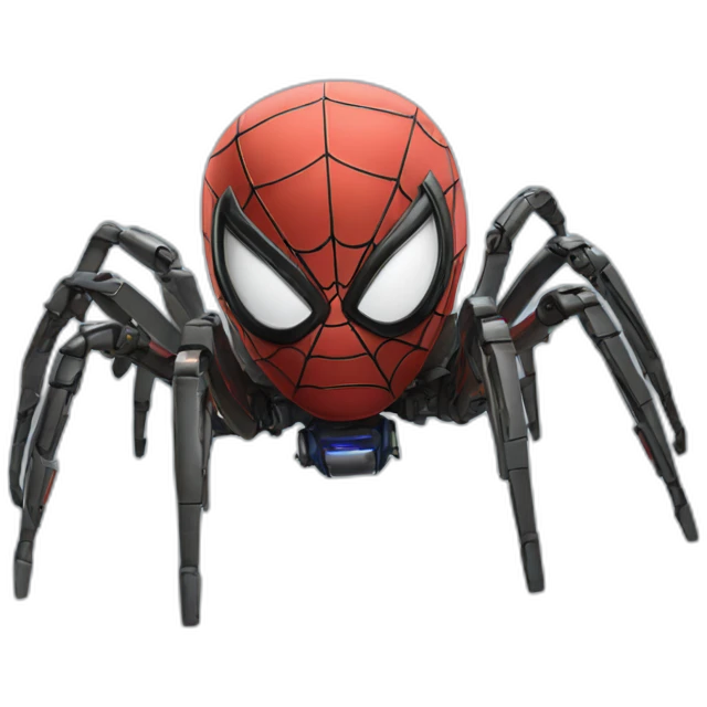 spider man robot emoji