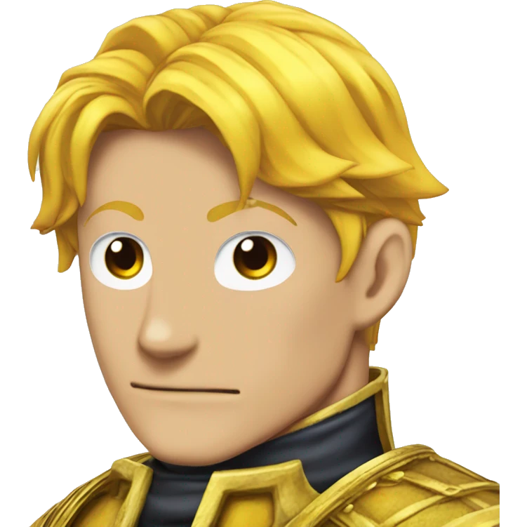 Símbolo de escanor del león del orgullo  emoji