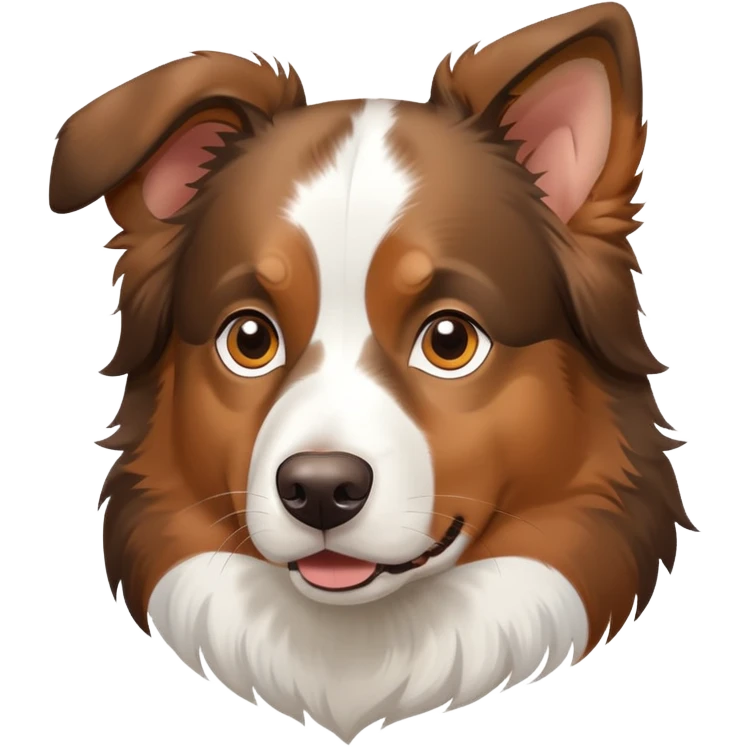 An Australian shepherd  emoji