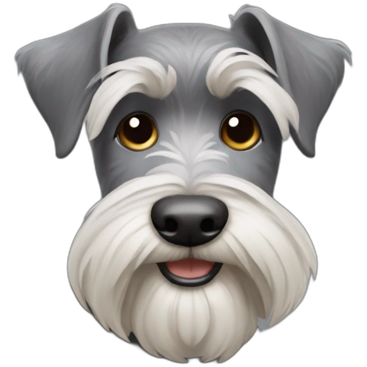 old schnauzer emoji