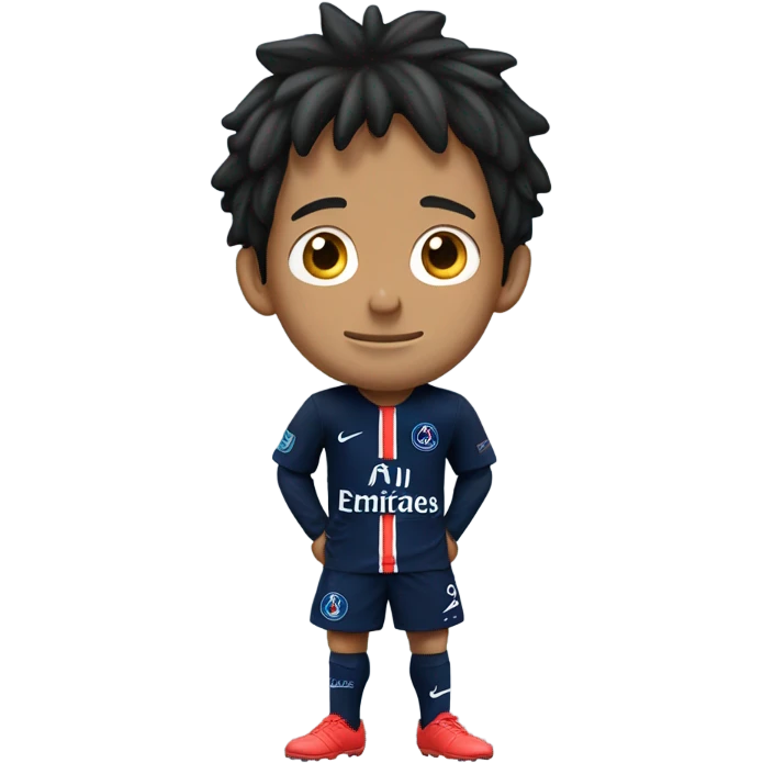 Luffy with psg jersey emoji