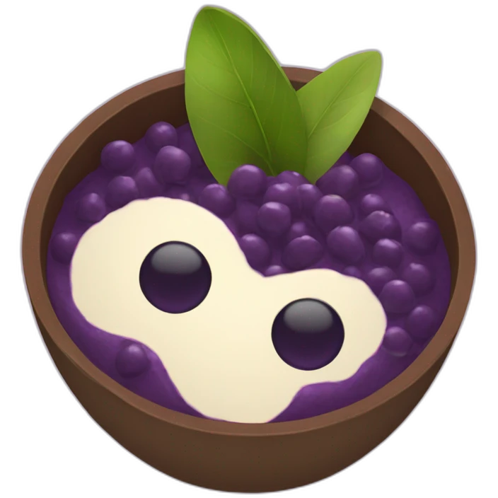 acai bowl Cute  emoji