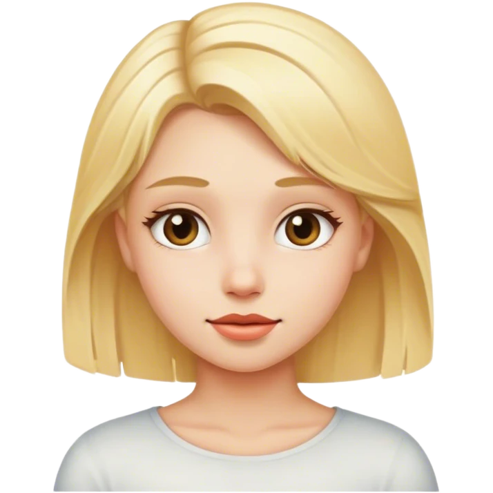 Blond girl  emoji