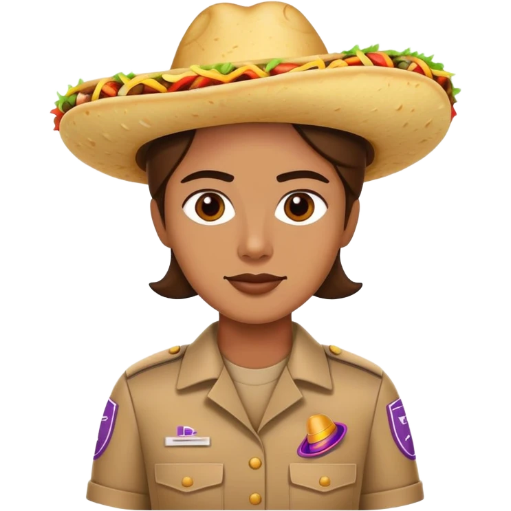 Taco Bell worker emoji