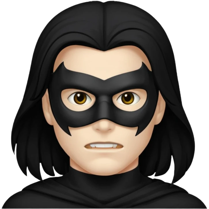 dc black mask emoji