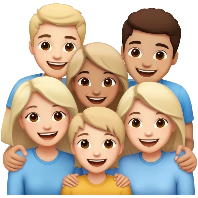 happy moments with friends emoji
