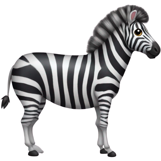 Zebra wearing tutu emoji