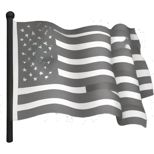 LGBTQ flag gray scale emoji