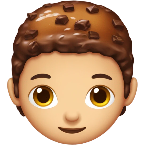brownie on head emoji