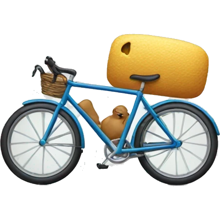 Car holdin bike  emoji